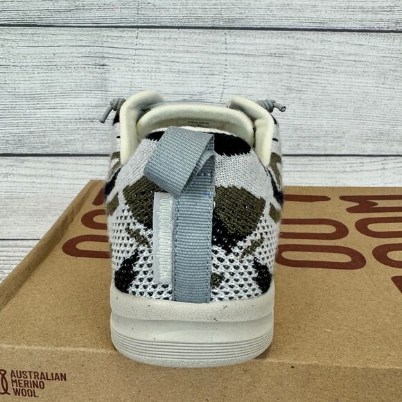 Woolloomooloo Men's Fraser ll Merino Wool Camo Slip On Sneakers Size 8-8.5 - Picture 7 of 12